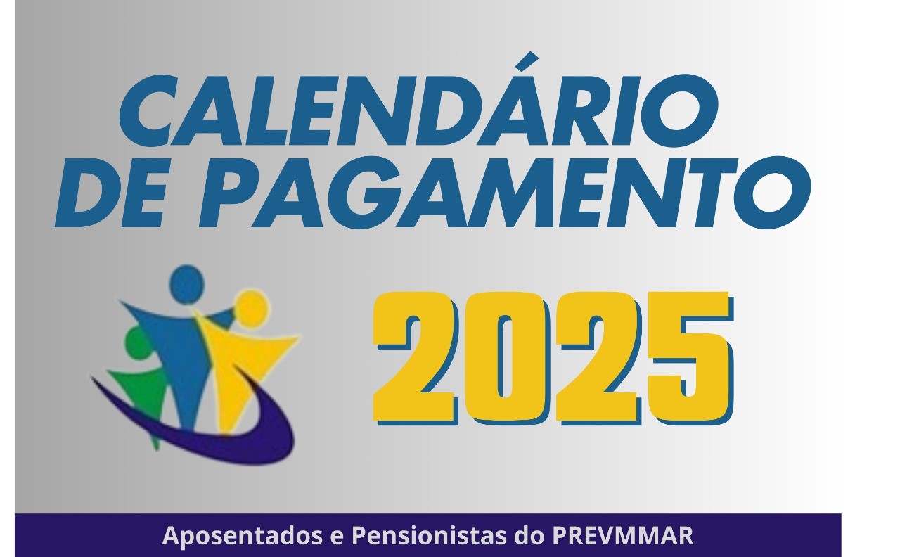 CALENDÁRIO DE PAGAMENTOS PARA 2025